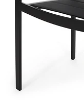 Modern Aluminum Dining Chairs With Mesh Seating For Indoor And Outdoor Use