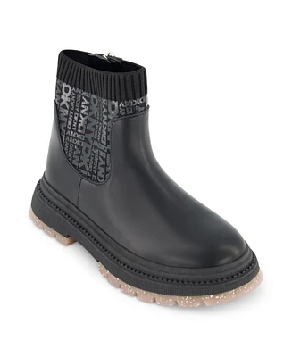 Dkny Little and Big Girls Crissa Stretch Lug Boot