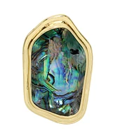 Robert Lee Morris Soho Abalone Molten Brooch