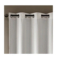 Ogee Knitted Jacquard Total Blackout Curtain Panel(Only 1 Pc Panel)