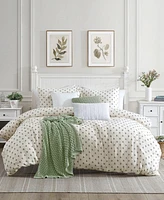 Peri Home Block Print Gauze 3-Pc. Comforter Set