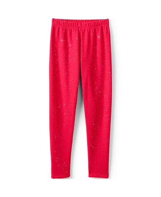 Lands' End Girls Fleece Lined Legging
