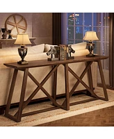 Tribesigns Farmhouse Console Table for Entryway: 70.9