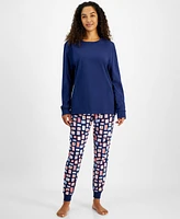 Family Pajamas Women's Valentine's Day Stamps Pajama Set, Exclusively at Macy's