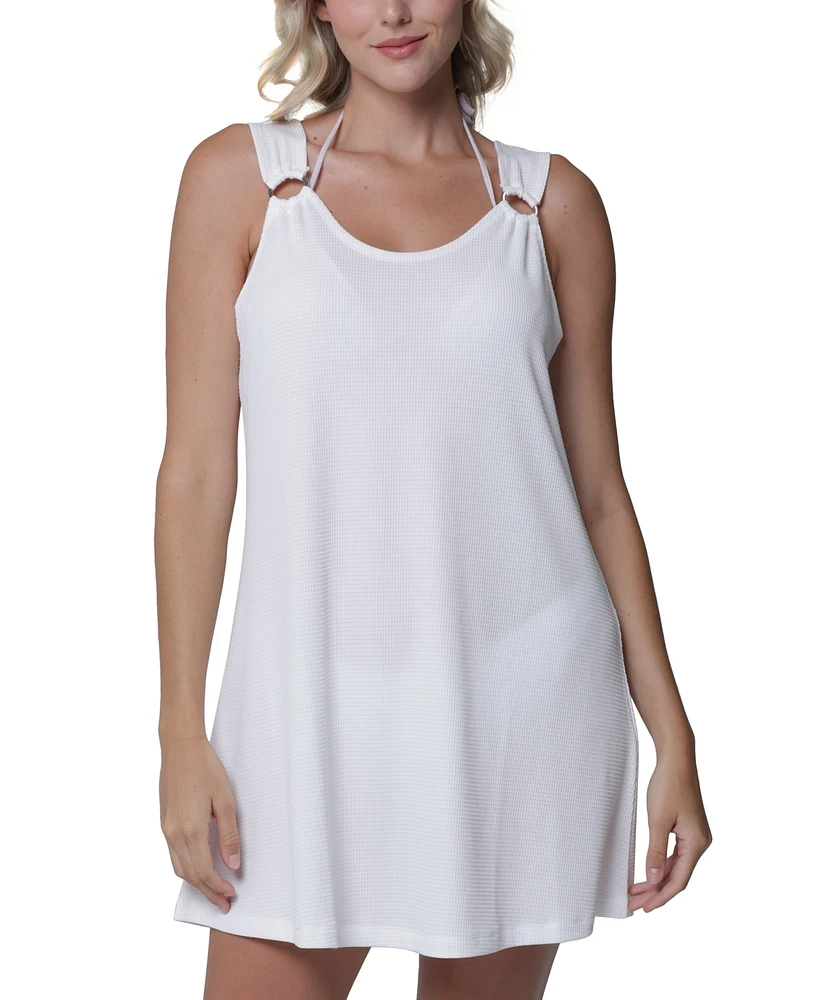 J Valdi Women's Ring Tank Cover-Up Dress