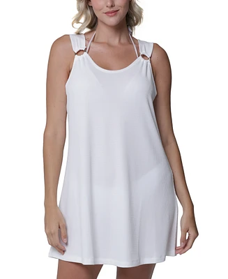 J Valdi Women's Ring Tank Cover-Up Dress