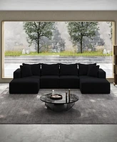 Streamdale Furniture Oversized sponge cloud sofa, Modern Upholstered Sectional Sofa Couch Set