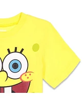 SpongeBob SquarePants Boys Patrick Squidward Rugrats T-Shirt and Mesh Shorts Outfit Set to
