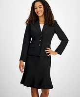 Le Suit Women's Trumpet Skirt Suit, Regular & Petite