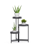 Unho Metal Multi-tier Planter Flowers Pots Holder Garden Patio Decor Plants Rack Stand