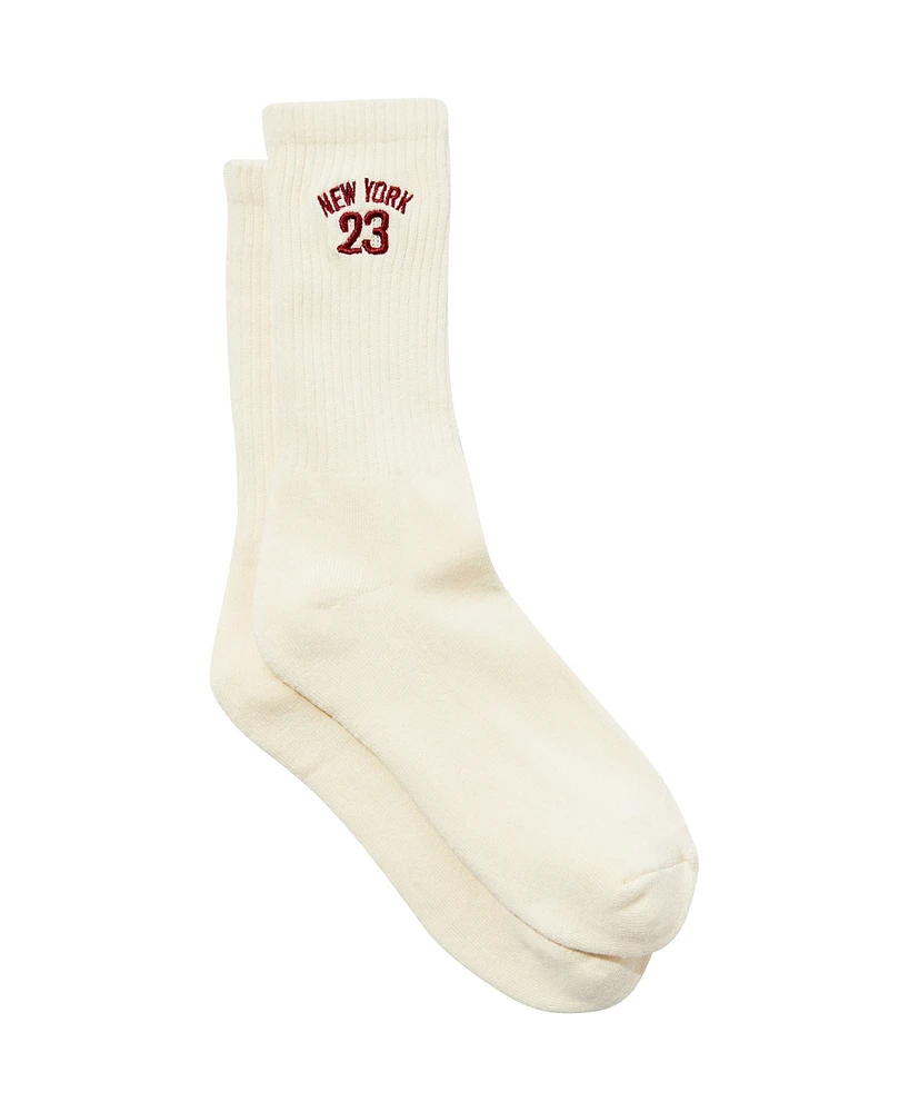 Cotton On Men's Graphic Sock