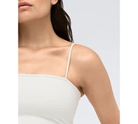 Kenneth Cole Women's Bandeau Adjustable-Strap Shelf-Bra Cami