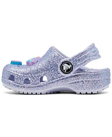 Crocs Toddler Girls Glitter Sea Classic Clogs from Finish Line