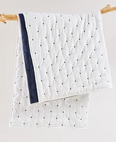 Levtex Embroidered Swiss Dot Quilted Throw, 50" x 60"