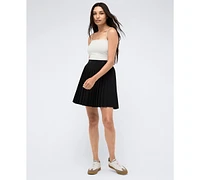 Kenneth Cole Women's Quantum Stretch Pull-On Pleated Skirt