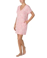 Sanctuary Women's Printed Short-Sleeve Sleep Shirt