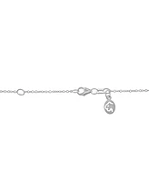 Effy Sapphire (1-7/8 ct. t.w.) & Diamond (1/3 ct. t.w.) Mandala Openwork 18" Pendant Necklace in Sterling Silver