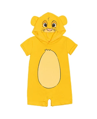 Disney Toddler Boys Winnie the Pooh Mickey Mouse Lion King Simba Romper Newborn to