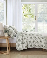 Laura Ashley Portland Floral Reversible -Pc. Quilt Set