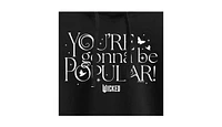 Hybrid Apparel Trendy Juniors Wicked Popular Graphic Cropped Hoodie