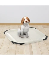 Richell Paw Trax: Potty Pad Holder - Light Beige & Black