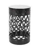 Whimsical Garden Table: Hand-Painted, Versatile, Rust-Resistant