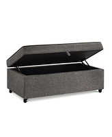 Modern Large Comfort Sofa Ottoman with Storage, Modular Sectional Storage Ottoman With Wheels For Living Room, Lounge Ottoman, Couch Storage Ottoman