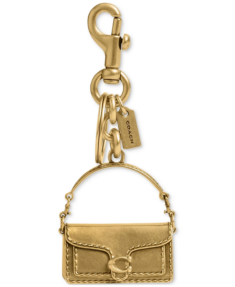 Coach Gold-Tone Tabby Bag Charm