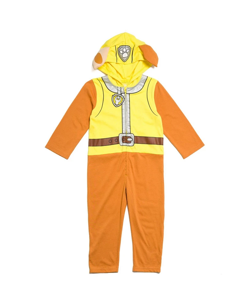 Paw Patrol Toddler Boys Chase Marshall Skye Zuma Rubble Zip Up Cosplay Coverall to