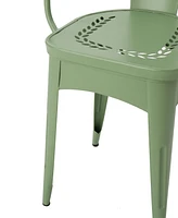 Simplie Fun Whimsical 3-Piece Powder-Coated Metal Bistro Set