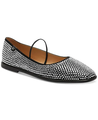 Coach Women's Emilia Crystal Mary Jane Flats