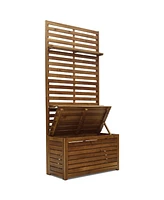 Sylmar Storage Bench With Rack: Entryway Organization And Style