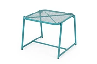 Elba 15.5" Modern Mesh Side Table With Durable Iron Frame