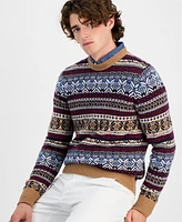 Tommy Hilfiger Men's Fair Isle Wool-Blend Sweater