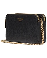 kate spade new york Taylor Pebbled Leather Double Zip Crossbody