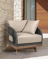 Orbit Outdoor Swivel Club Chair