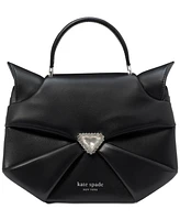 kate spade new york Whiskers Smooth Leather 3D Cat Crossbody