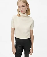 Mango Women's Short-Sleeved Cashmere Sweater