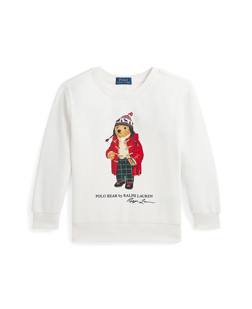 Polo Ralph Lauren Toddler and Little Boys Bear Fleece Sweatshirt