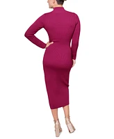 Rachel Roy Women's Clarke Cutout Ribbed Sweater Dress