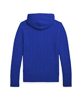 Polo Ralph Lauren Big Boys Cable Cotton Hooded Full-Zip Sweater