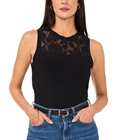 Vince Camuto Women's Lined Lace Tank Top