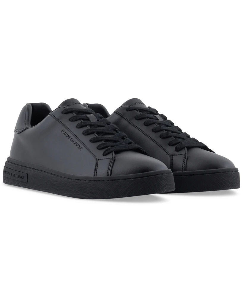 A|X Armani Exchange Men's London Lace-Up Leather Sneaker