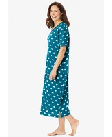 Dreams & Co. Women's Long Print Sleepshirt