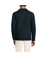 Lands' End Men's Wool Blend Shirt Jacket