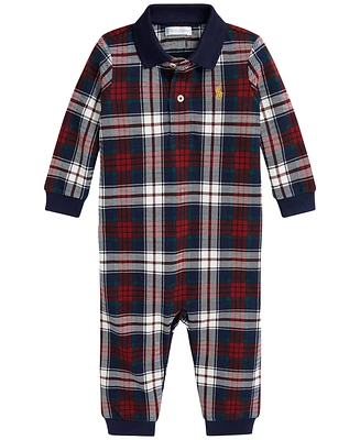 Polo Ralph Lauren Baby Boys Plaid Coverall