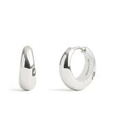 Coach Signature Hallmark Tubular Huggies Earrings