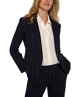 Liverpool Los Angeles Women's Notch Collar One Button Blazer