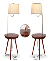 Owen Led Table and Lamp Bundle with Usb Charging Port (56")