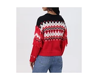 525 Women's Margaret Fringe Fair Isle Pullove